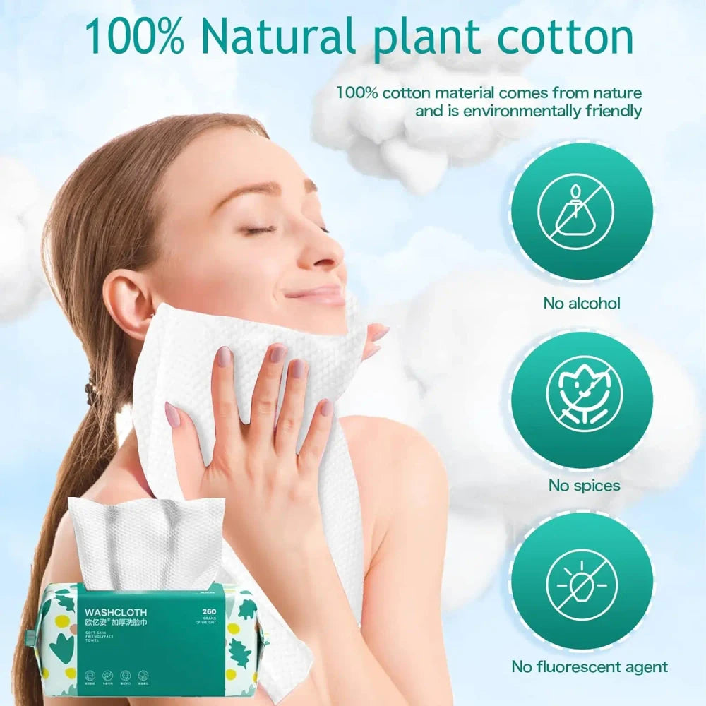Soft Disposable Face Towels